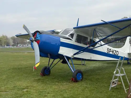 Motorflugzeug PZL-101A Gawron des Herstellers PZL Warszawa-Okęcie