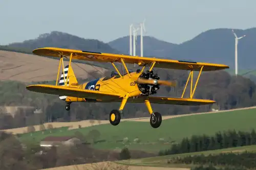 Motorflugzeug PT-17 Kaydet des Herstellers Boeing Stearman
