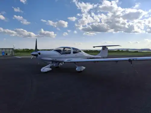 Motorflugzeug DA40 TDI des Herstellers Diamond Aircraft
