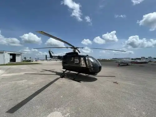 Helikopter BO105CBS-4 des Herstellers Eurocopter