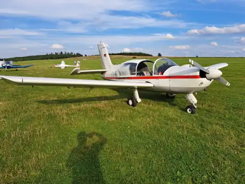 Motorflugzeug MS 893 E des Herstellers Socata